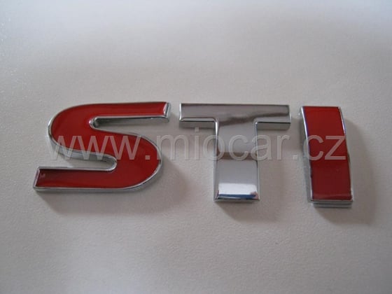 STI samolepící znak plastic