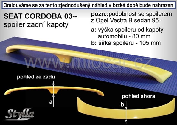 Seat Cordoba křídlo