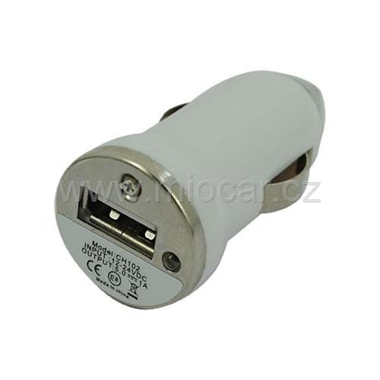 Nabíječka USB adapter 5V, 1A bílá