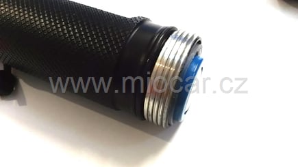 LED svítilna 3W, ZOOM, dobijeci + nástavec - závit opatřem těsněním - gumový O kroužek