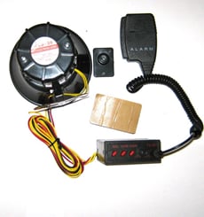 Megafon s mikrofónem do auta na 12V - siréna JQD 30 W 3 tóny ovl. panel - Megafon s mikrofónem do auta na 12V - siréna 30 W.JPG