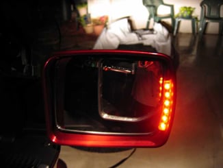 LED pásek / Strip čelní - FLEXIBILE 24cm červený - led strip možnost vužití . (8).jpg