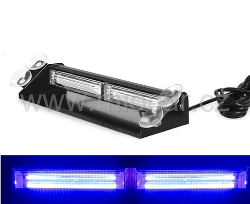 COB LED stroboskopy za okno modré