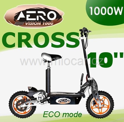 Elektrická koloběžka 1000W cross 10''