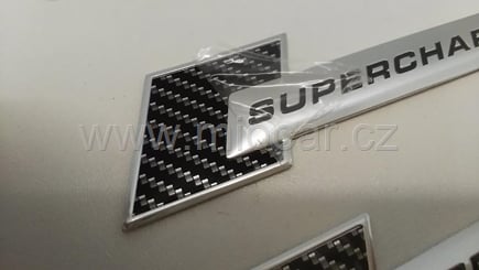Alu samolepka SUPERCHARGED 2KS Carbon - supercharged samolepka carbon (3)