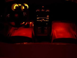 LED pásek / Strip boční - samolepící  FLEXIBILE 30cm červený - led strip možnost vužití . (13).jpg