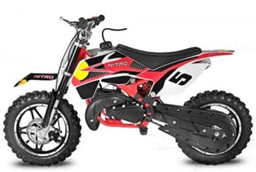 Minicross minibike Rebel 49 ccm - minicross_rebel_49cc_ervena