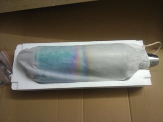 Výfuk na moto AK 460 pálený design  - Výfuk na moto AK 460 pálený design  (3)