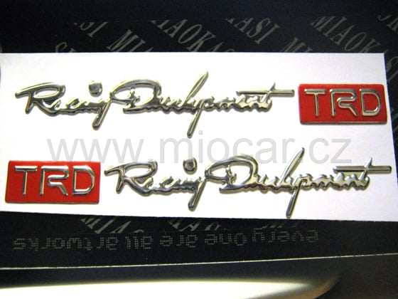 Toyota Racing Development 3D samolepka