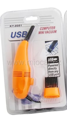 Vysavač na klávesnici USB oranžový