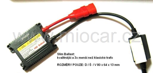 Xenon ballast trafo ke xenonům SLIM - Kopie - HID COOL SLIM (1).JPG