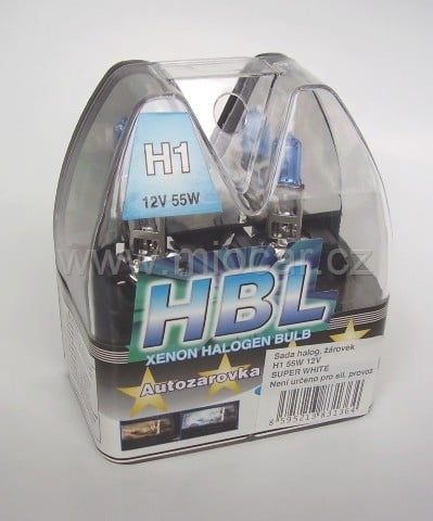 Žárovky H1 Xenon S. White 55W