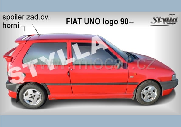 Fiat Uno LOGO  horní křídlo 