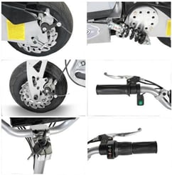 Elektrická koloběžka 1000 W 48V - Elektrická koloběžka Nitro E-GO! 1000W 48V (5)