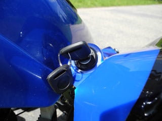 Čtyřkolka Racer 49 ccm - modrá (11)