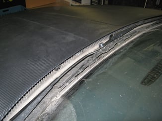 Polep vozů, motorek instalace 3D folií - Škoda Superb polep kapoty (5).JPG