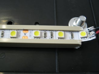 Taxi transparent na střechu magnetický 12V, LED podsvícený - LED 252 taxi (15)