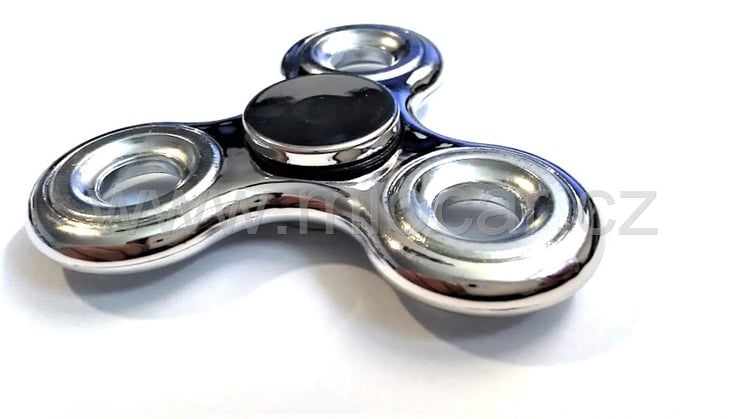SPINNER Fidget hliníkový chrom