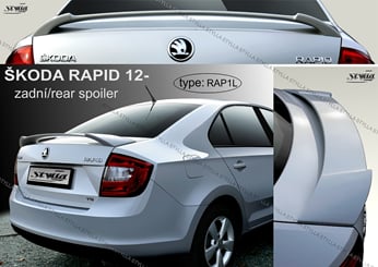 Škoda Rapid křídlo sporting - Zadní spoiler pro Škoda Rapid r.v. od 2012