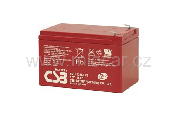 Baterie 12V 15Ah CSB