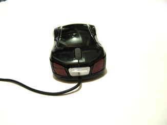 Myš auto USB AUDI R8 notebook černá - r8 black (2).JPG