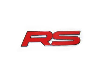 RS znak samolepící kovový - RS logo znak samolepící kovový