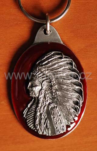 Přívěsek na klíče Indian Chief