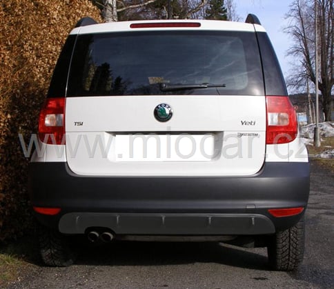 Škoda Yeti spoiler zadního nárazníku
