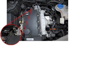 POWERBOX TDI - PD  zvýšení výkonu DIESEL  - Foto motor Audi.jpg
