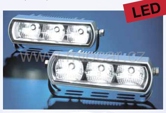 Sada LED světel pro denní svícení - Ploché provedení, 12V a 24V HELLA