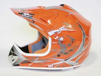 Helma Cross Kimo Nitro oranžová - Materiál: HIGH TECH termoplastic ABS