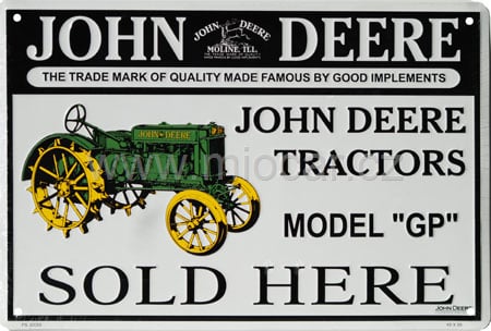 John Deere Sold Here - prolisovaná