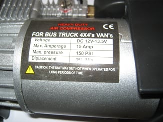 Kompresor 4x4 BIG 10 bar na 12V celokovový profi  - Kompresor BIG 10 bar na 12V celokovový profi 4x4