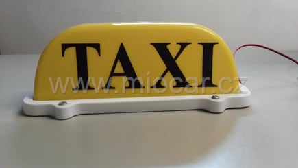 Taxi maják retro, magnetický 12V, podsvícený LED - Taxi_majak_retro (3)