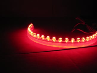 LED pásek / Strip čelní - FLEXIBILE 24cm červený - led strip , lediodový pásek červená  barva (1).JPG