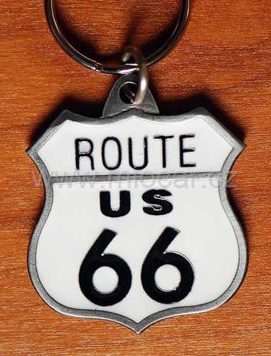 Přívěsek na klíče Route 66