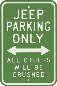 JEEP Crushed Parking - prolisovaná 