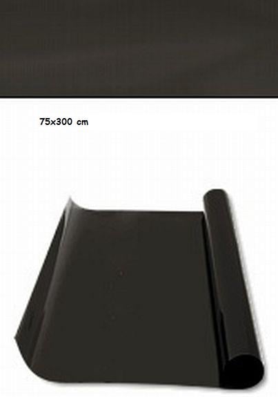 Fólie na autoskla 75x300cm 75% černá