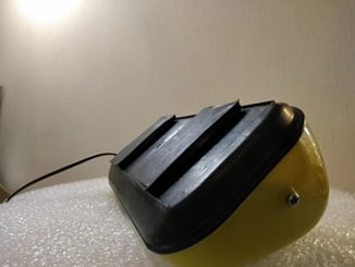 Taxi maják na střechu magnetický 12V, velký LED podsvícení - Taxi maják LED diodový magnetický