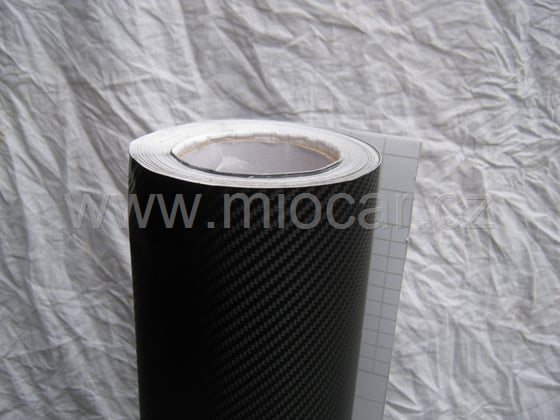 Carbon folie 3D ROLE  černá