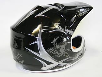 Helma Cross Kimo Nitro černá - Materiál: HIGH TECH termoplastic ABS
