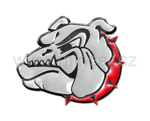 Znak BULLDOG samolepící PLASTIC