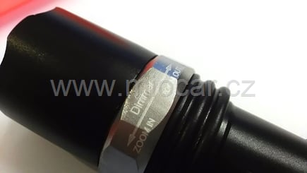 LED svítilna 3W, ZOOM, dobijeci + nástavec - svitilna_policie_led_dobijeci_zoom_08626 (28)