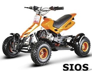 Čtyřkolka SIOS  49 ccm - Dětská čtyřkolka Nitro SIOS