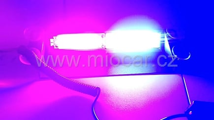 COB LED stroboskopy za okno modro červené - stroboskopy za okno