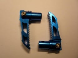 Stupačky na minibike tuning / univerzal Modré