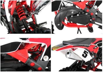 Minicross minibike Rebel 49 ccm - minicross_rebel_49cc_zluta_2