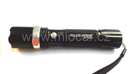 LED svítilna 3W, ZOOM, dobijeci + nástavec - svitilna_policie_led_dobijeci_zoom_08626 (25)