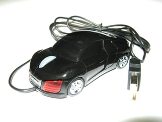 Myš auto USB AUDI R8 notebook černá - r8 black (3).JPG