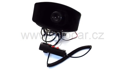 Megafon s mikrofonem do auta 50W, 4 tóny - megafon do auta 50W (3)